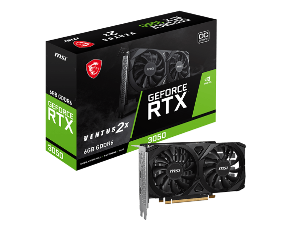 MSI Gaming GeForce RTX 3050 6GB GDRR6